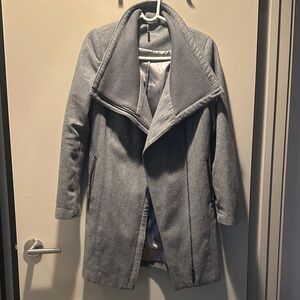 Calvin Klein Gray Wool Coat